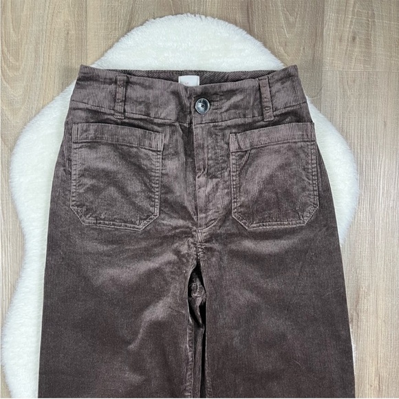 NWOT Maeve Tall The Colette Corduroy Full Length Wide-Leg Pants Anthropologie - Picture 3 of 8